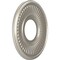 Ekena Millwork Berkshire PVC Medallion (Canopies up to 4 1/2"), 10"OD x 3 1/2"ID x 3/4"P, Bright Coat Aluminum CMP10BEBAL - alternate 5
